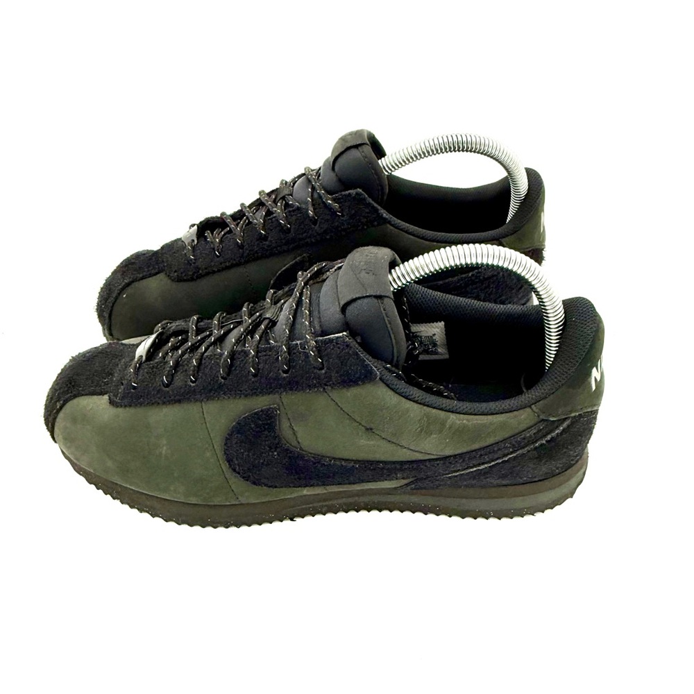 Nike Cortez Premium Low Black‎ and Dark Green Sneakers